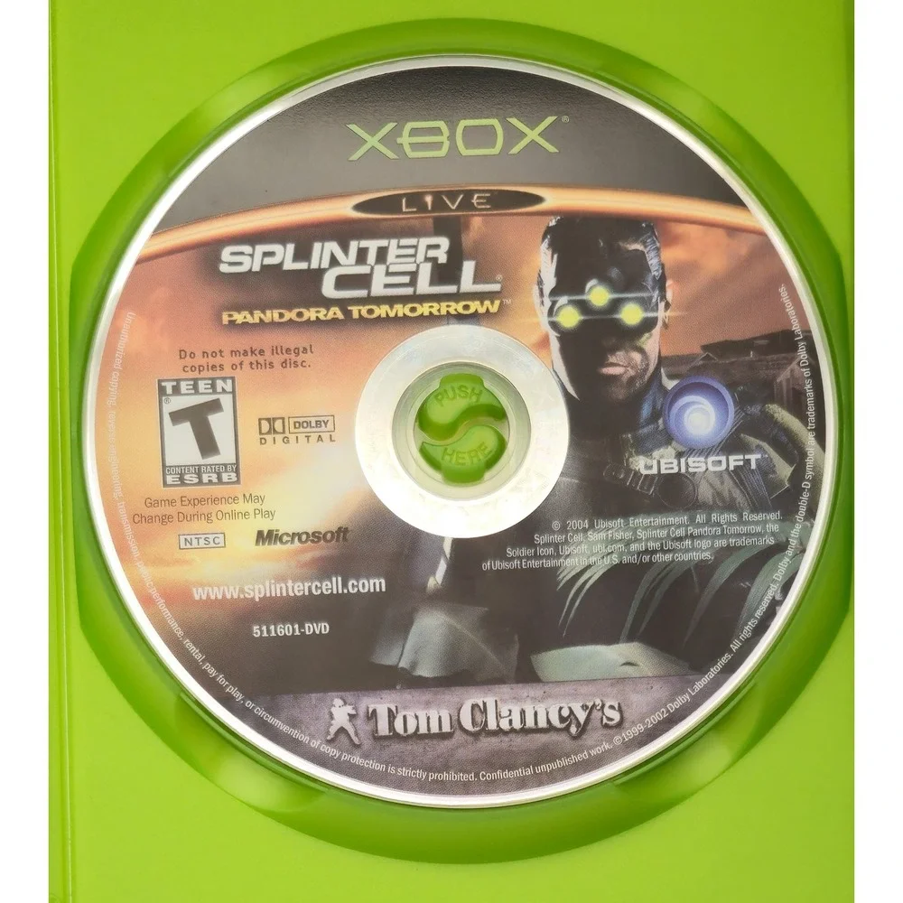 Tom Clancy's Splinter Cell Pandora Tomorrow Xbox 2004 - CIB‎ W/ Reg Card Tested